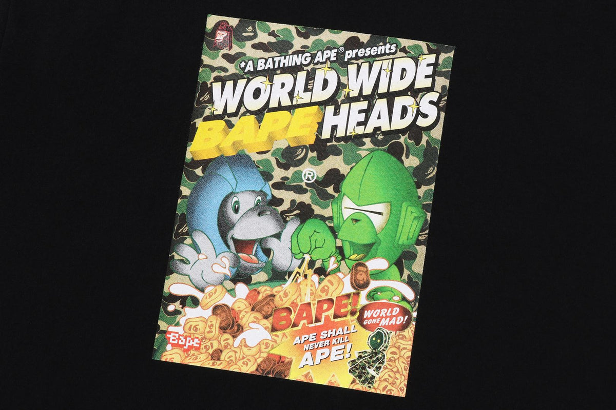 BAPE HEADS FLYER TEE MENS