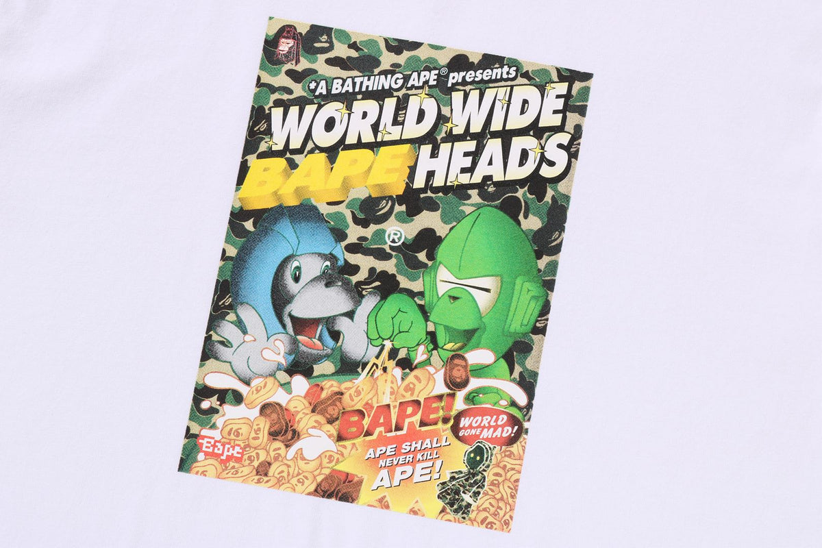 BAPE HEADS FLYER TEE MENS