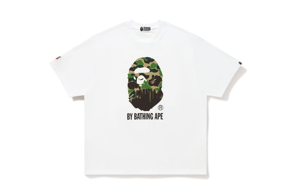 BAPE X JEFF HAMILTON - ABC CAMO BY BATHING APE MULTI LOGO RELAXED FIT TEE MENS