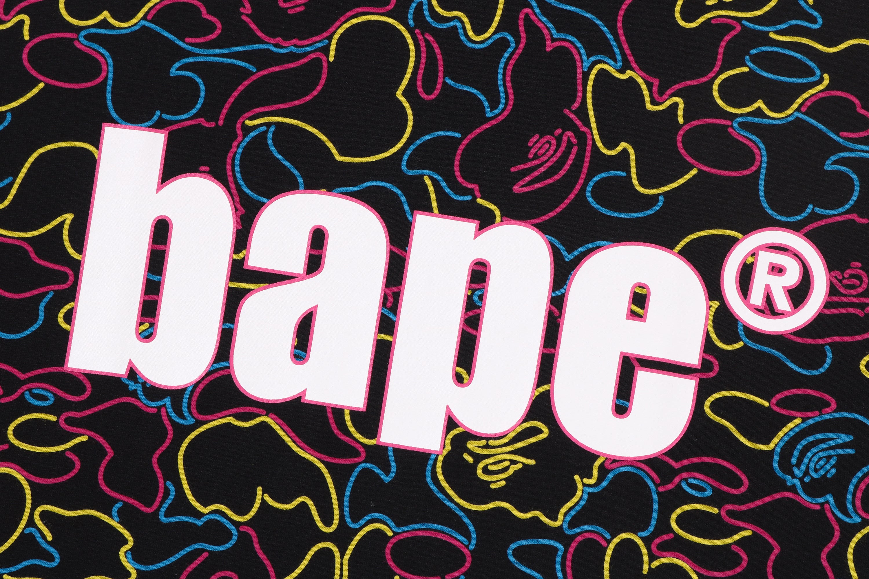NEON CAMO BAPE TEE – eu.bape.com