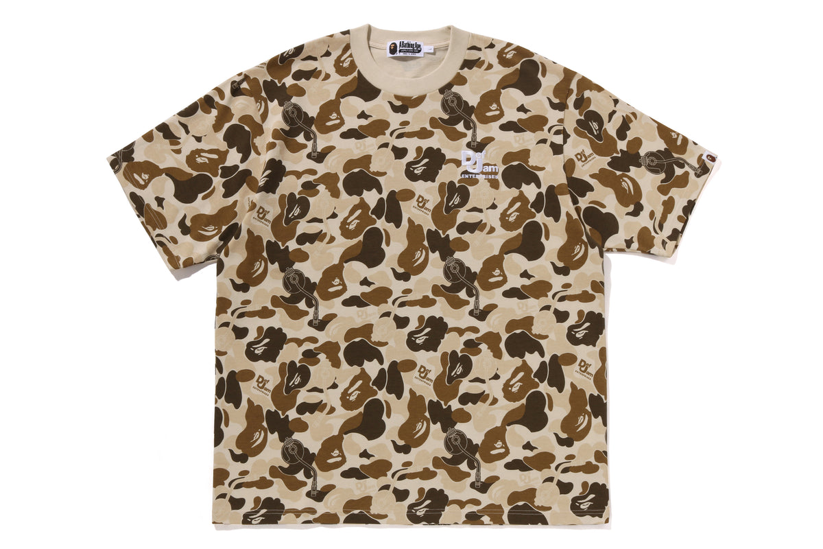 BAPE X DEF JAM CAMO RELAXED FIT TEE