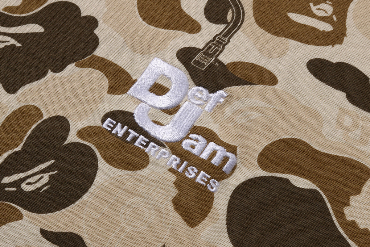 BAPE X DEF JAM CAMO RELAXED FIT TEE