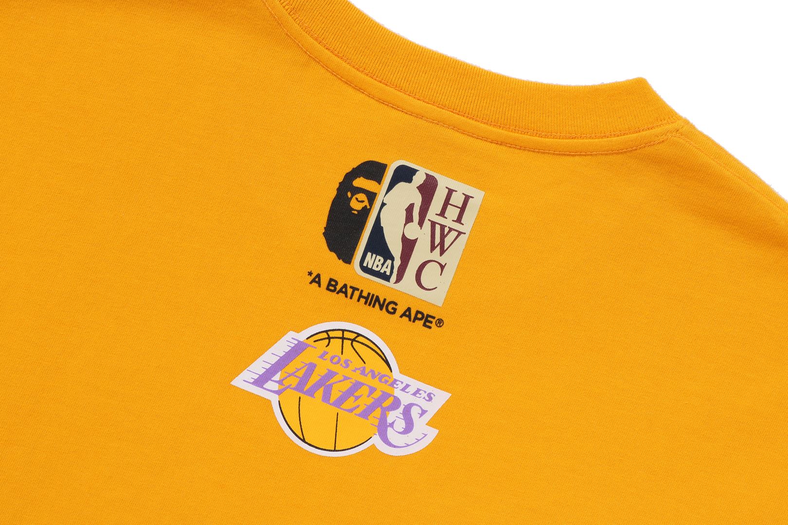 BAPE X M&N NBA - LOS ANGELES LAKERS TEE – eu.bape.com