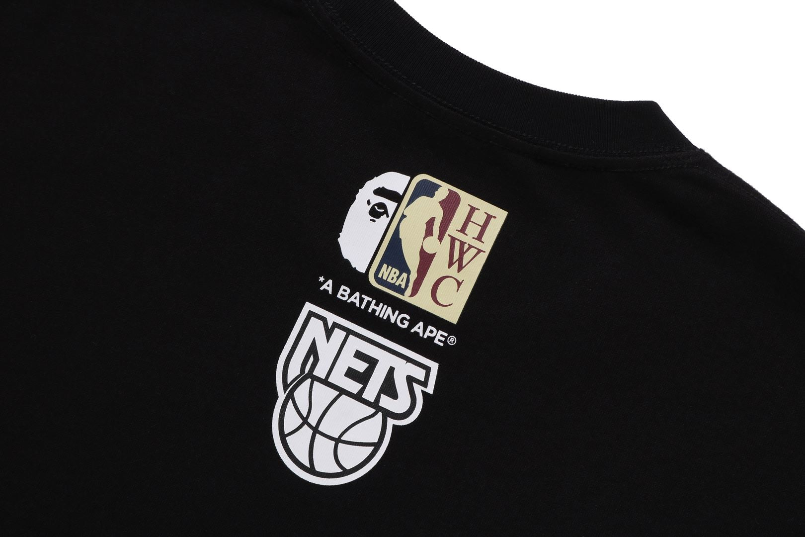 BAPE X M&N NBA - NEW JERSEY NETS TEE – eu.bape.com