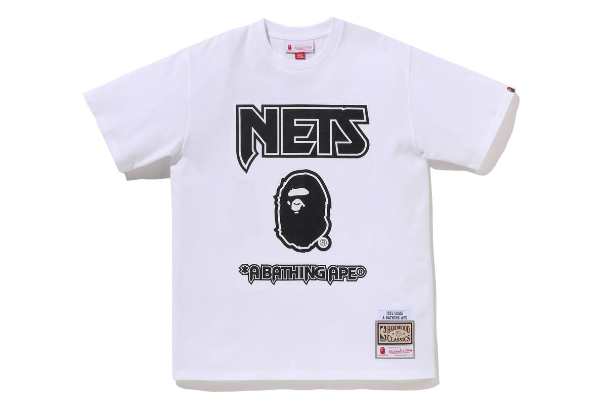 BAPE X M&N NBA - NEW JERSEY NETS TEE