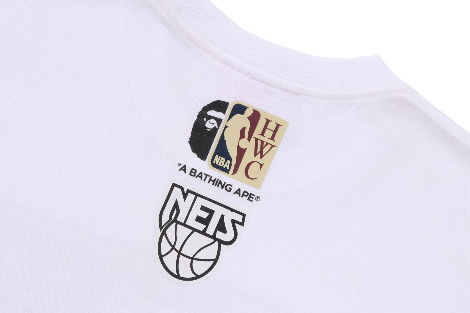 BAPE X M&N NBA - NEW JERSEY NETS TEE – eu.bape.com