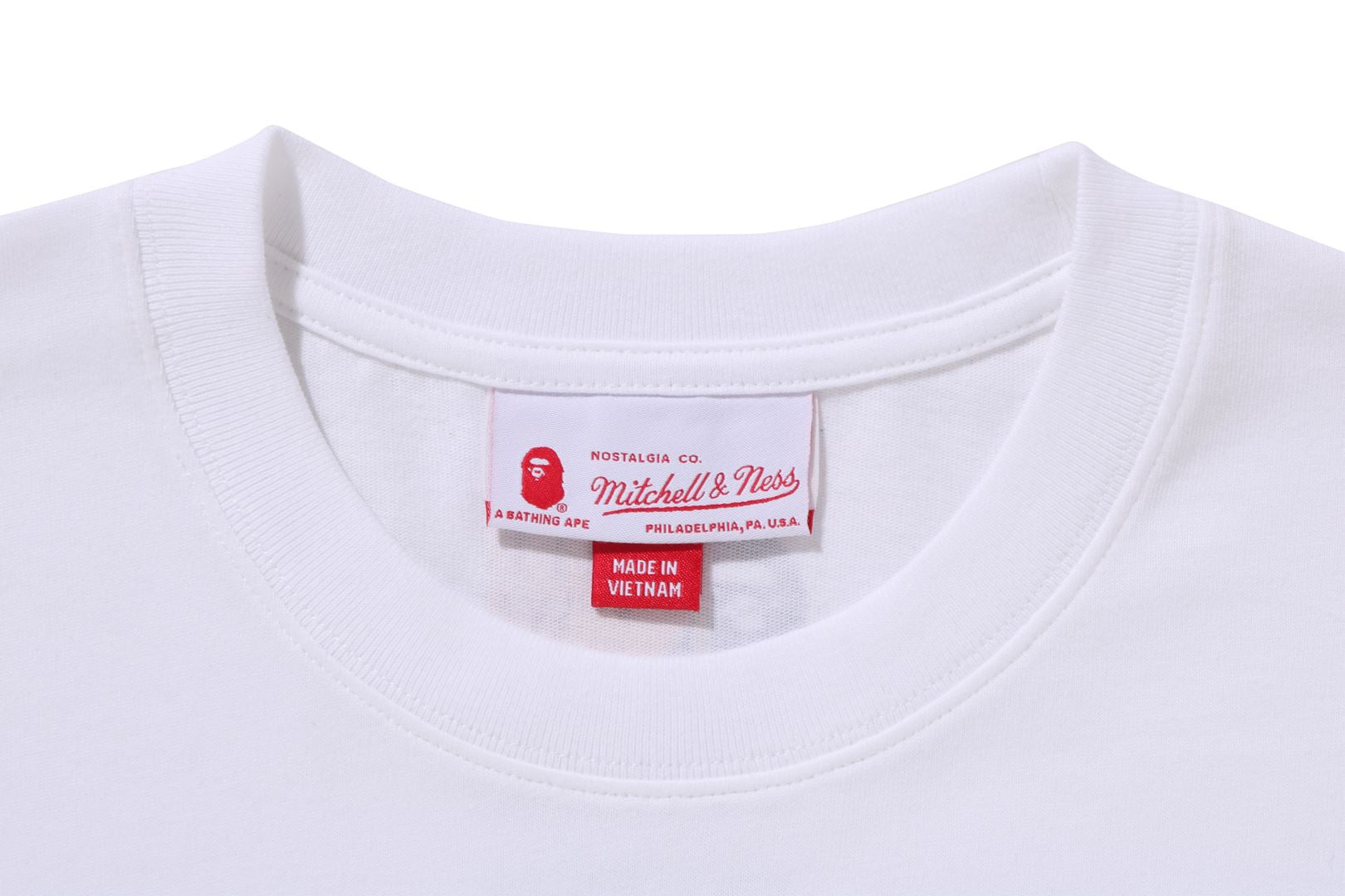 BAPE X M&N NBA - NEW JERSEY NETS TEE – eu.bape.com