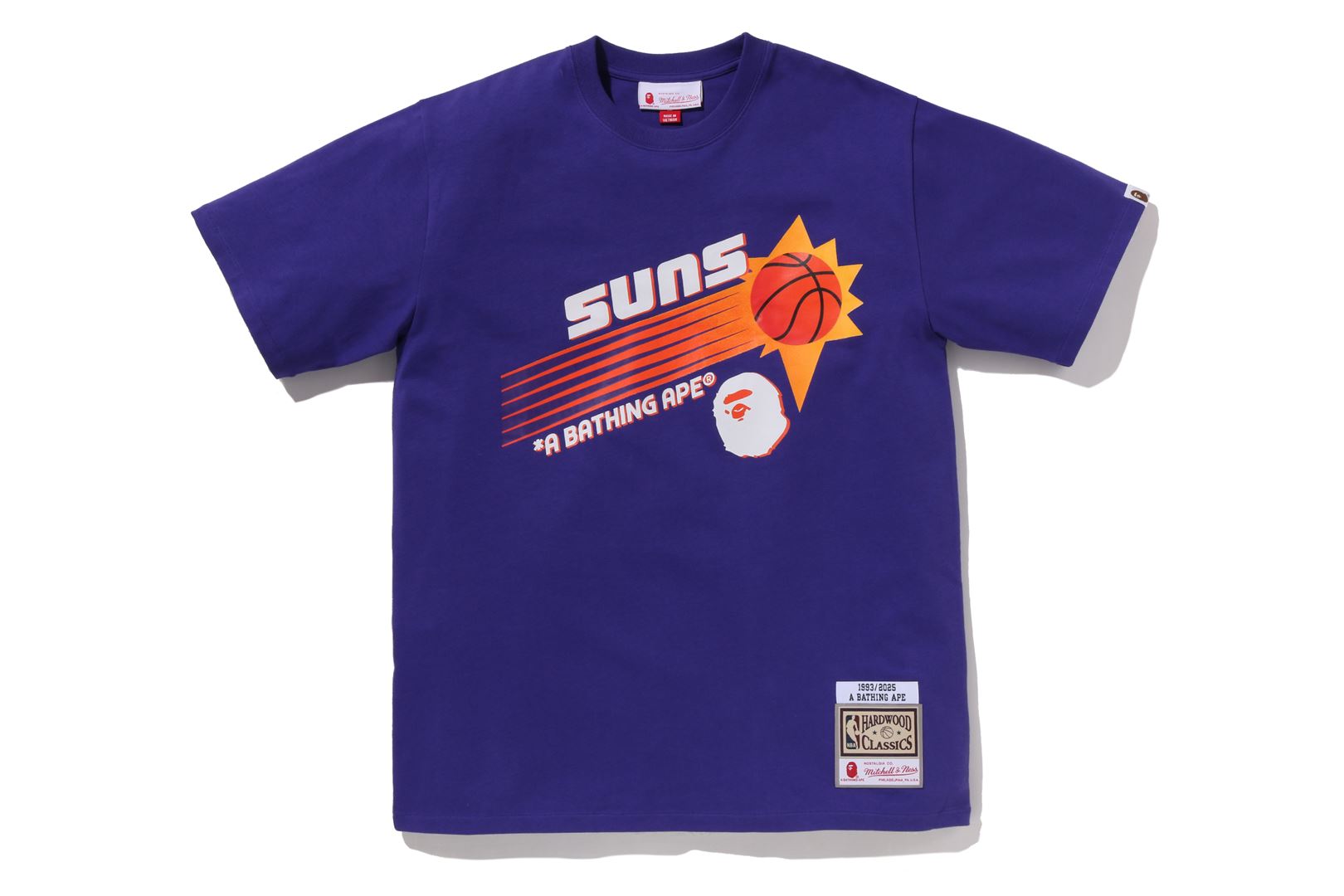 BAPE X M&N NBA - PHOENIX SUNS TEE – eu.bape.com