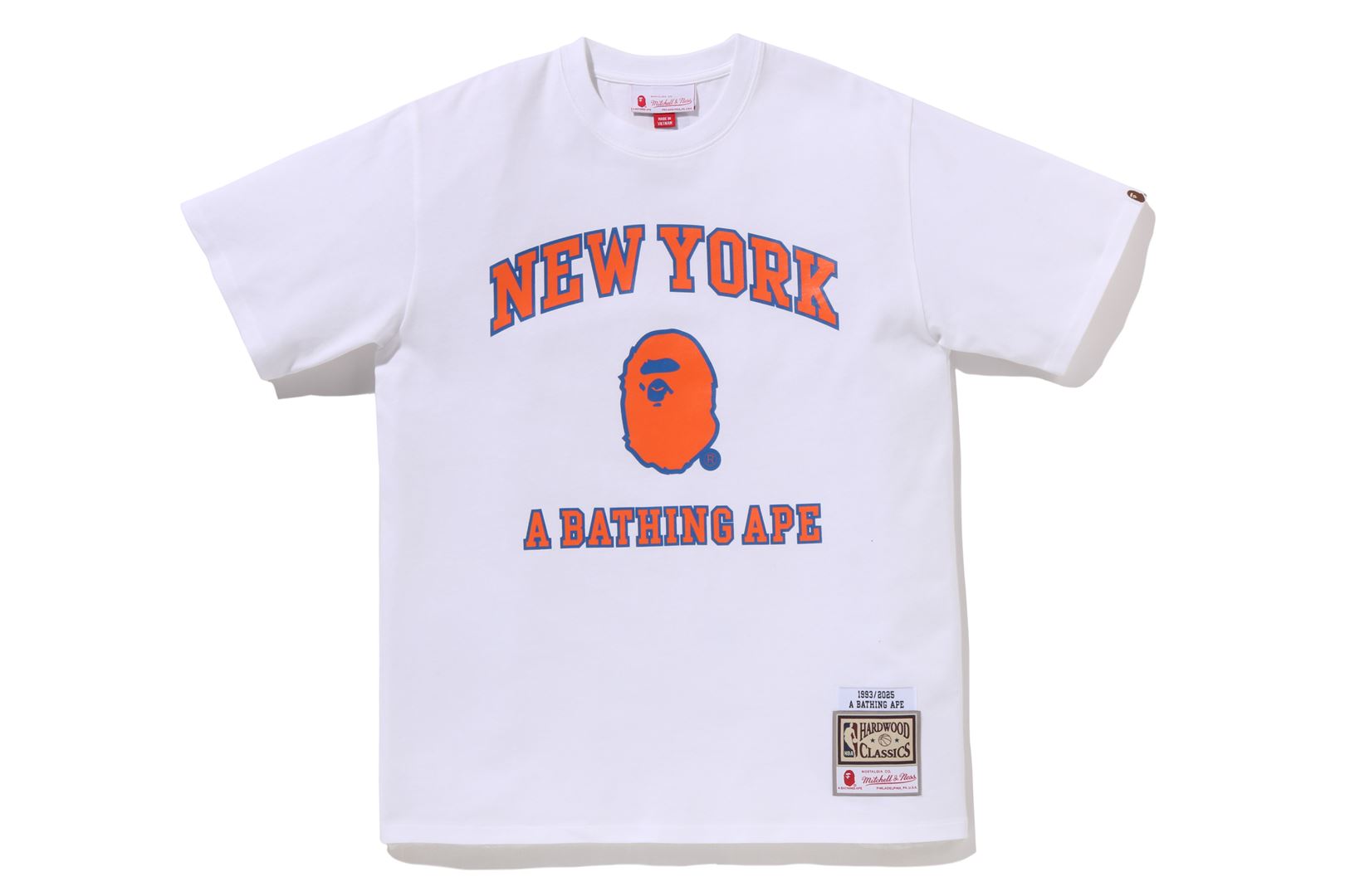 BAPE X M&N NBA - NEW YORK KNICKS TEE – eu.bape.com