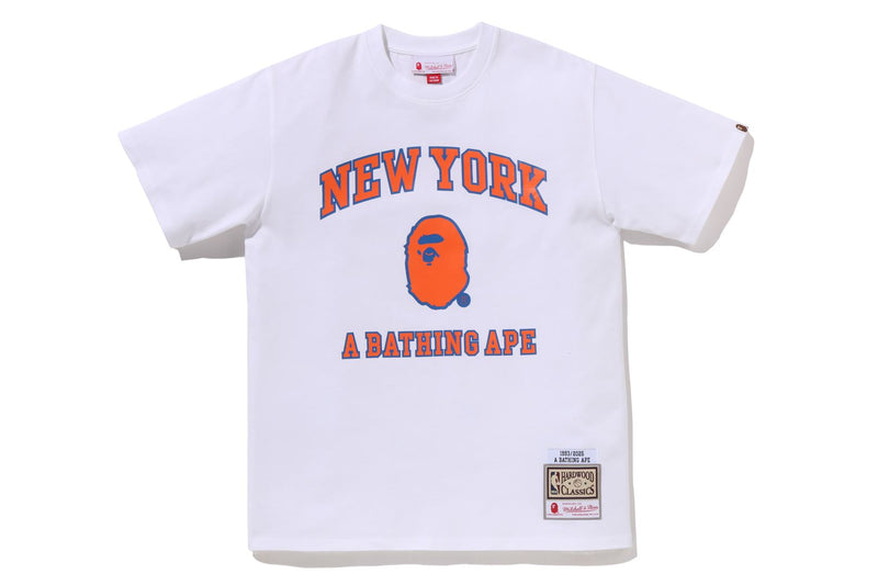 BAPE X M&N NBA - NEW YORK KNICKS TEE