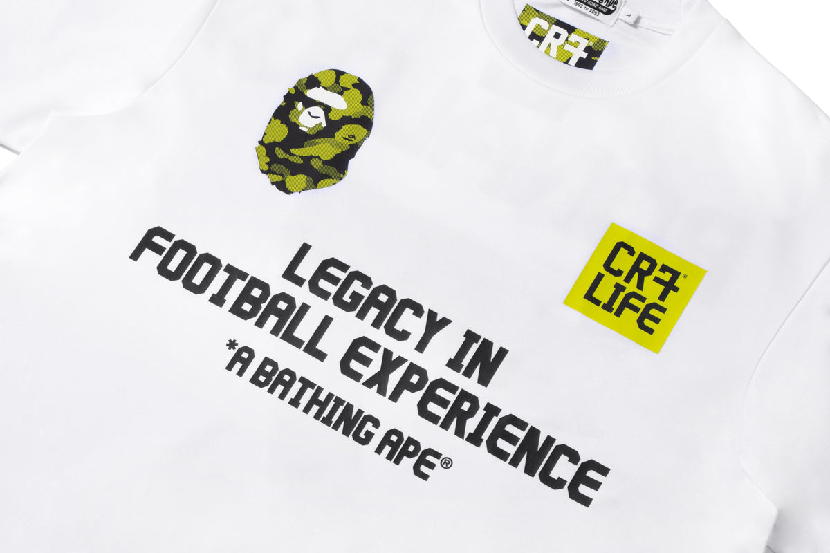 BAPE X CR7 LIFE MULTI LOGO POLY RELAXED FIT JERSEY