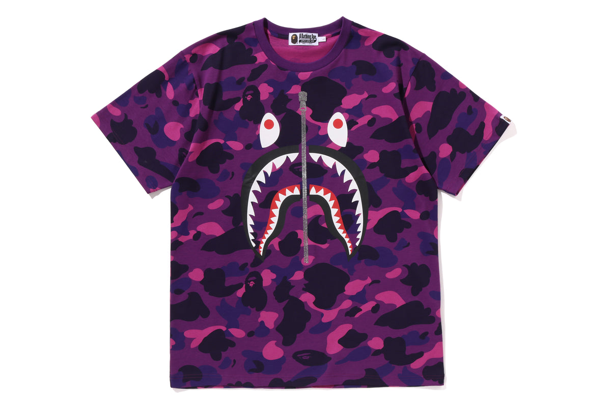 COLOR CAMO SHARK TEE