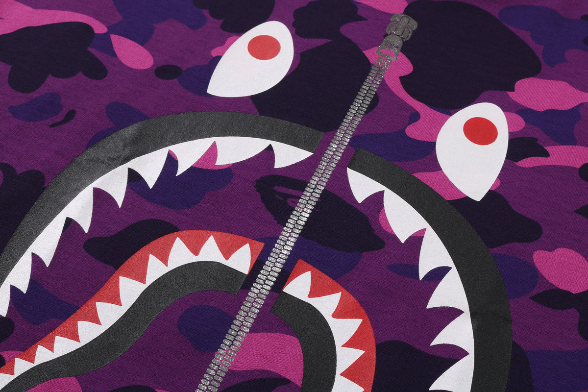 COLOR CAMO SHARK TEE