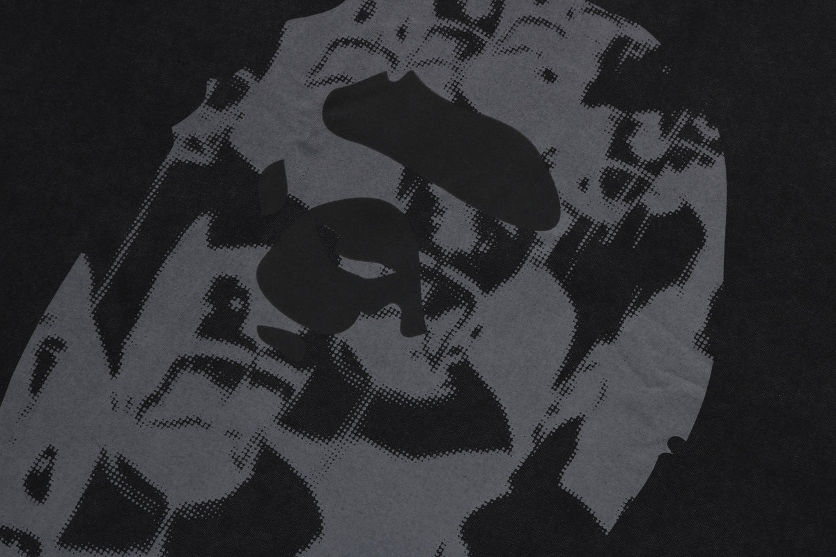 APE HEAD HEAVY WASHED RELAXED FIT TEE