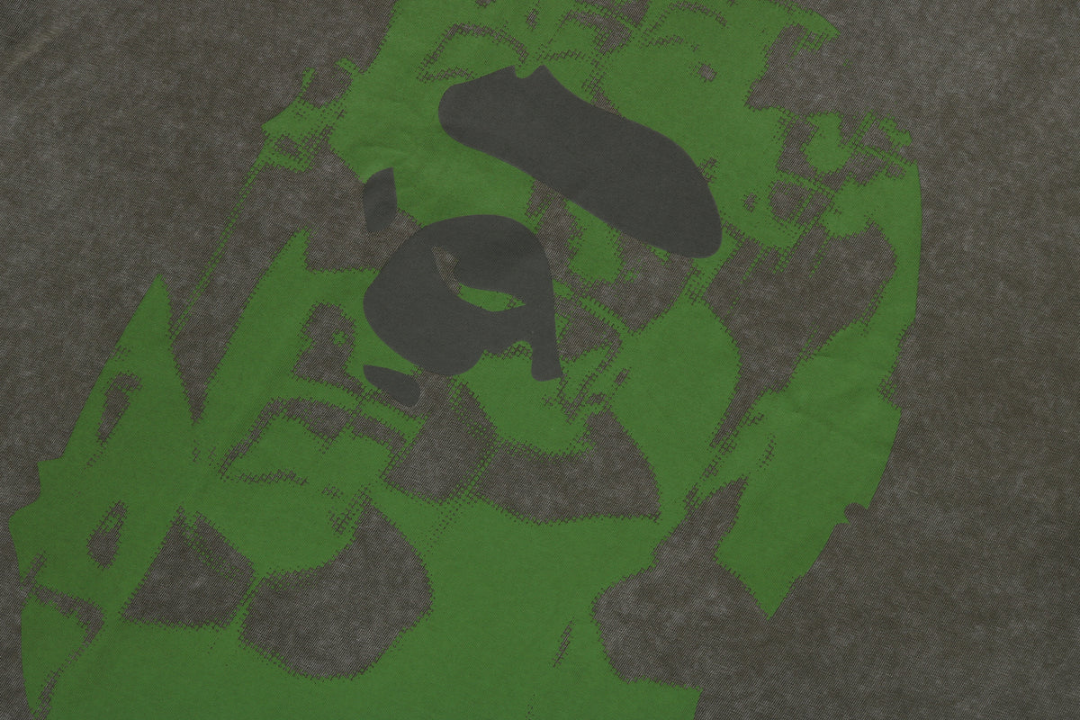 APE HEAD HEAVY WASHED RELAXED FIT TEE