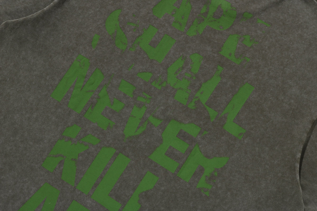 APE HEAD HEAVY WASHED RELAXED FIT TEE