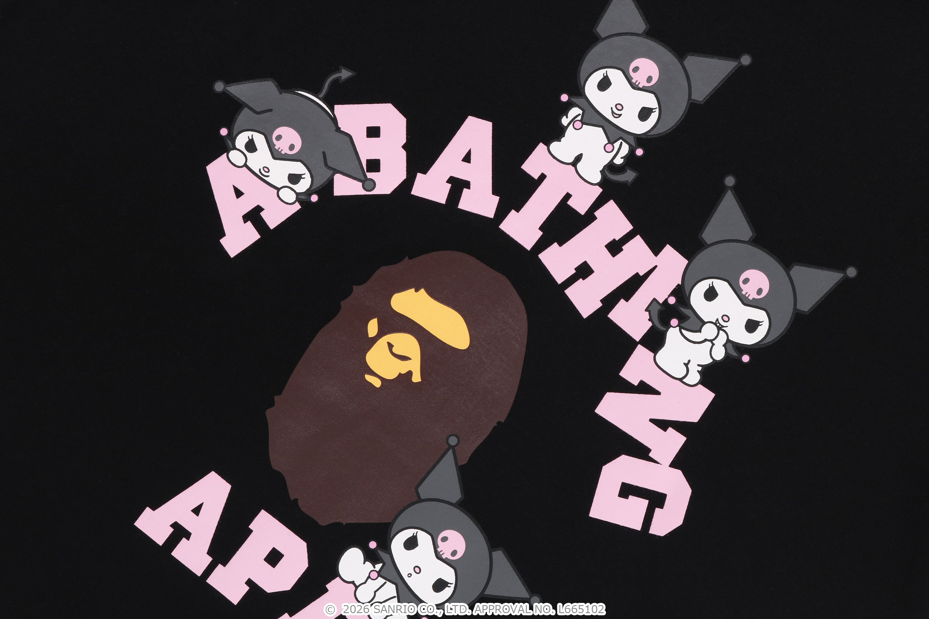 BAPE X KUROMI COLLEGE MINI TEE LADIES – eu.bape.com
