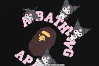 BAPE X KUROMI COLLEGE MINI TEE LADIES