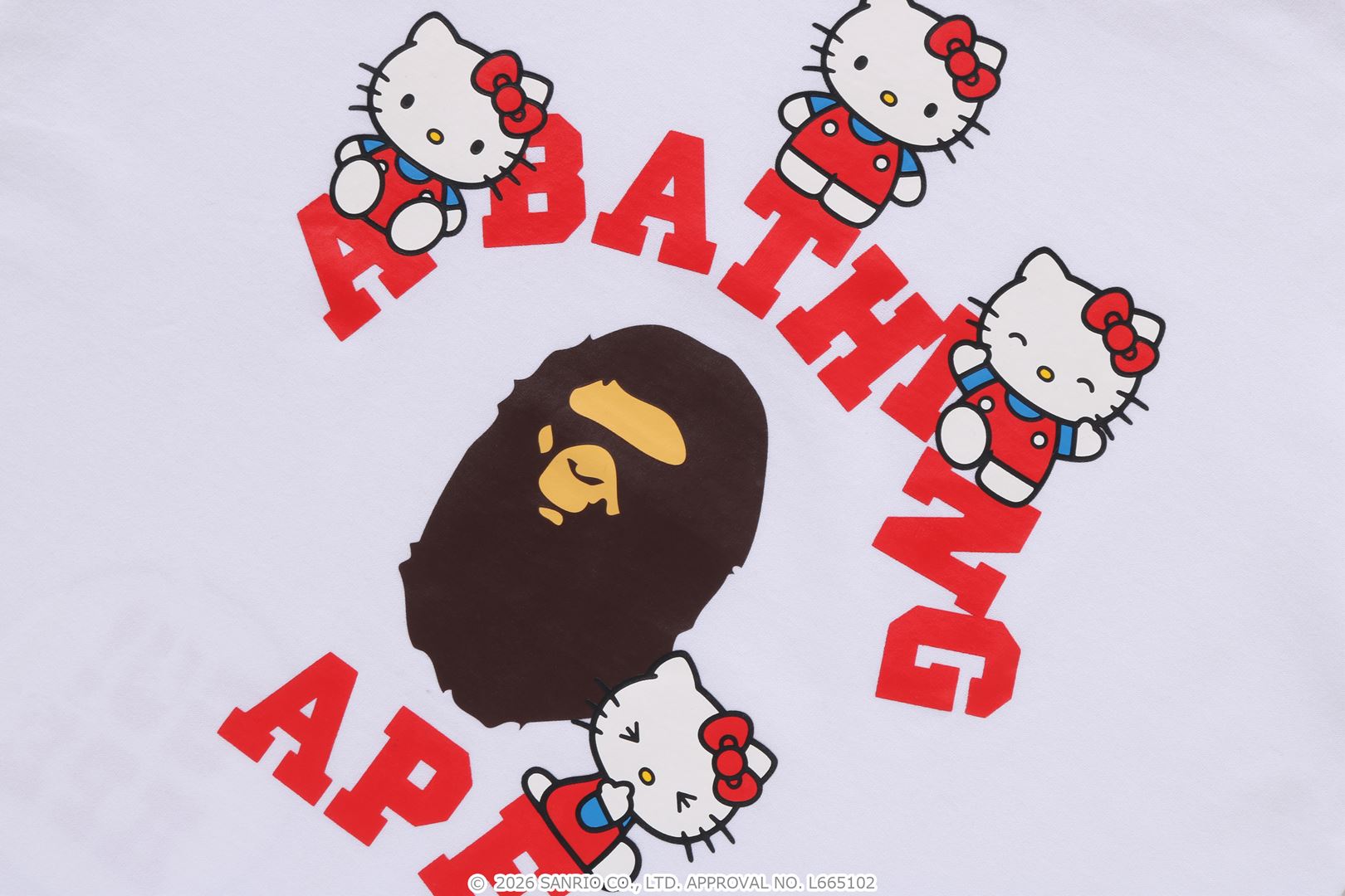BAPE X HELLO KITTY COLLEGE MINI TEE LADIES – eu.bape.com