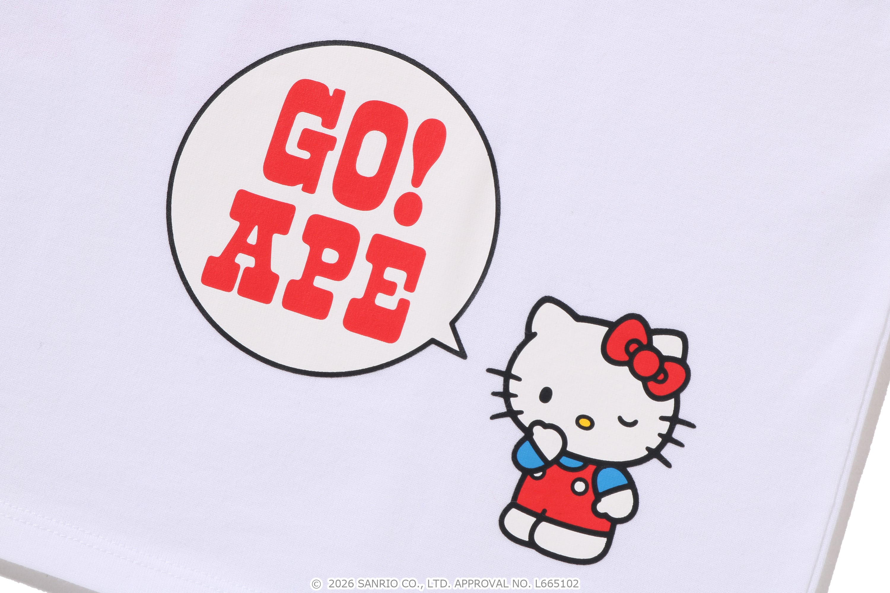 BAPE X HELLO KITTY COLLEGE MINI TEE LADIES – eu.bape.com