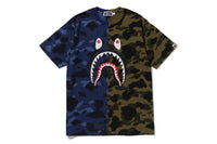 SPLIT CAMO SHARK TEE