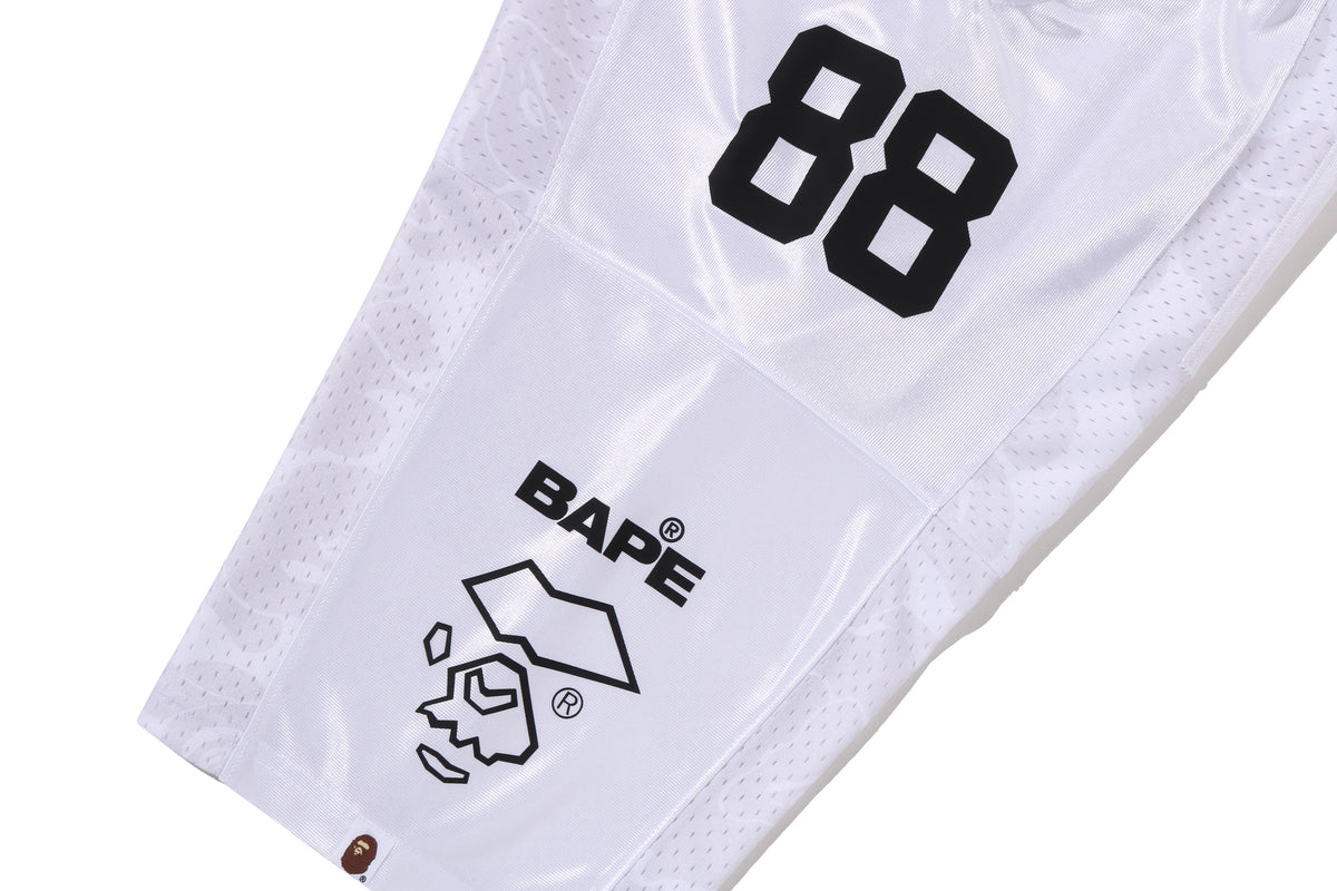 SOLID CAMO MULTI LOGO RELAXED FIT FOOTBALL JERSEY TEE