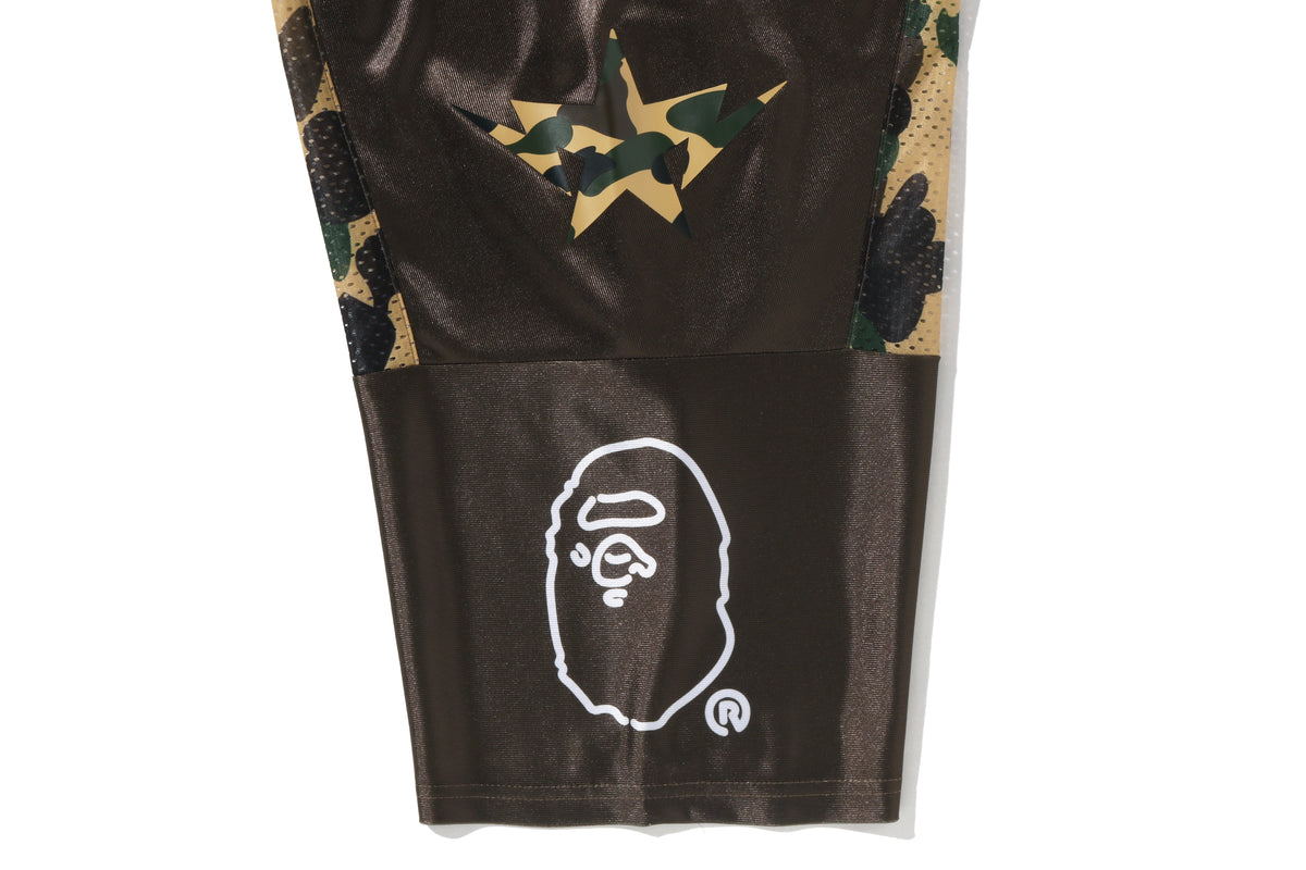 1ST CAMO BAPE CROPPED FOOTBALL TEE LADIES