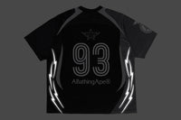 APA FRAME PATTERN MULTI LOGO RELAXED FIT FOOTBALL JERSEY