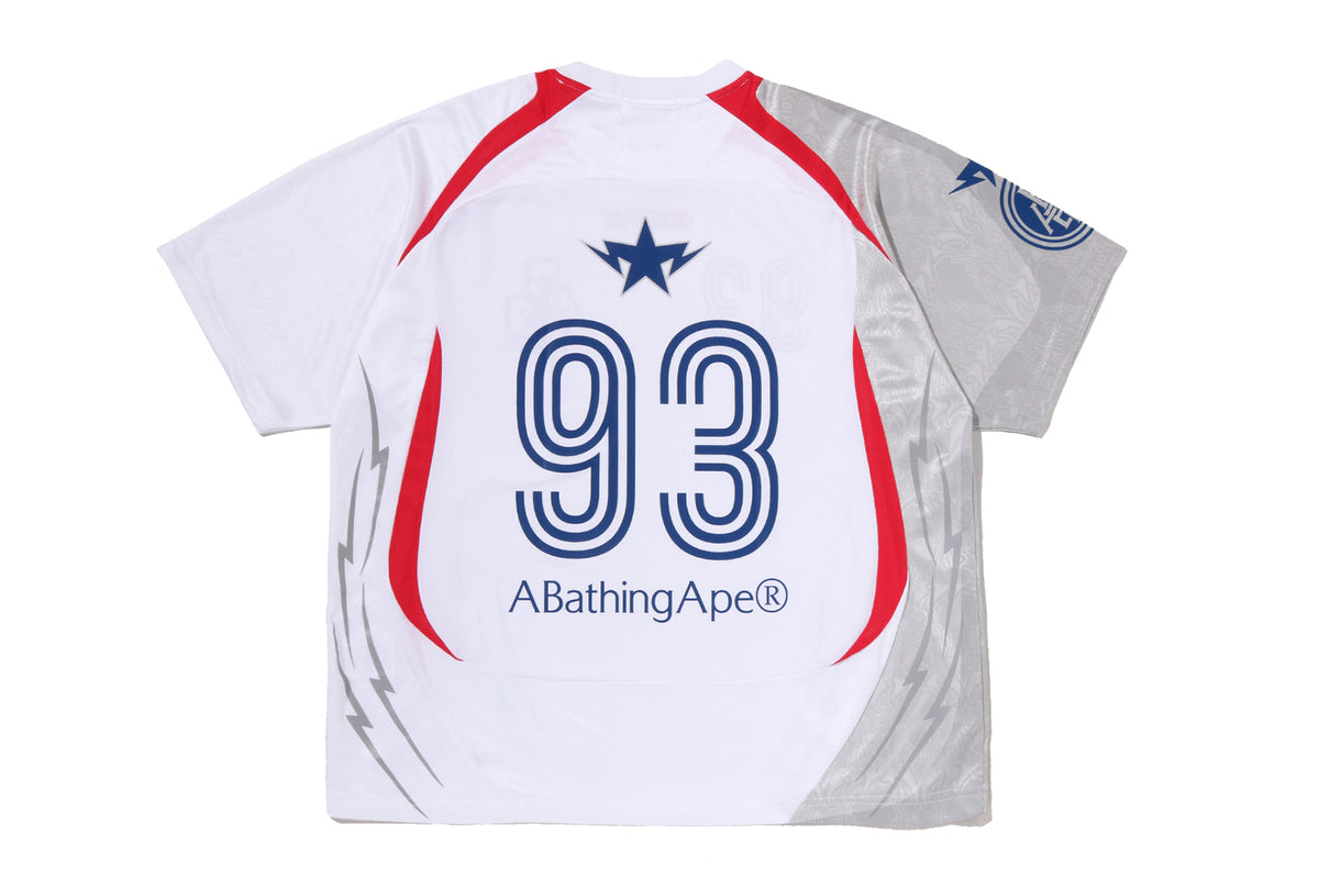 APA FRAME PATTERN MULTI LOGO RELAXED FIT FOOTBALL JERSEY