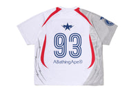 APA FRAME PATTERN MULTI LOGO RELAXED FIT FOOTBALL JERSEY