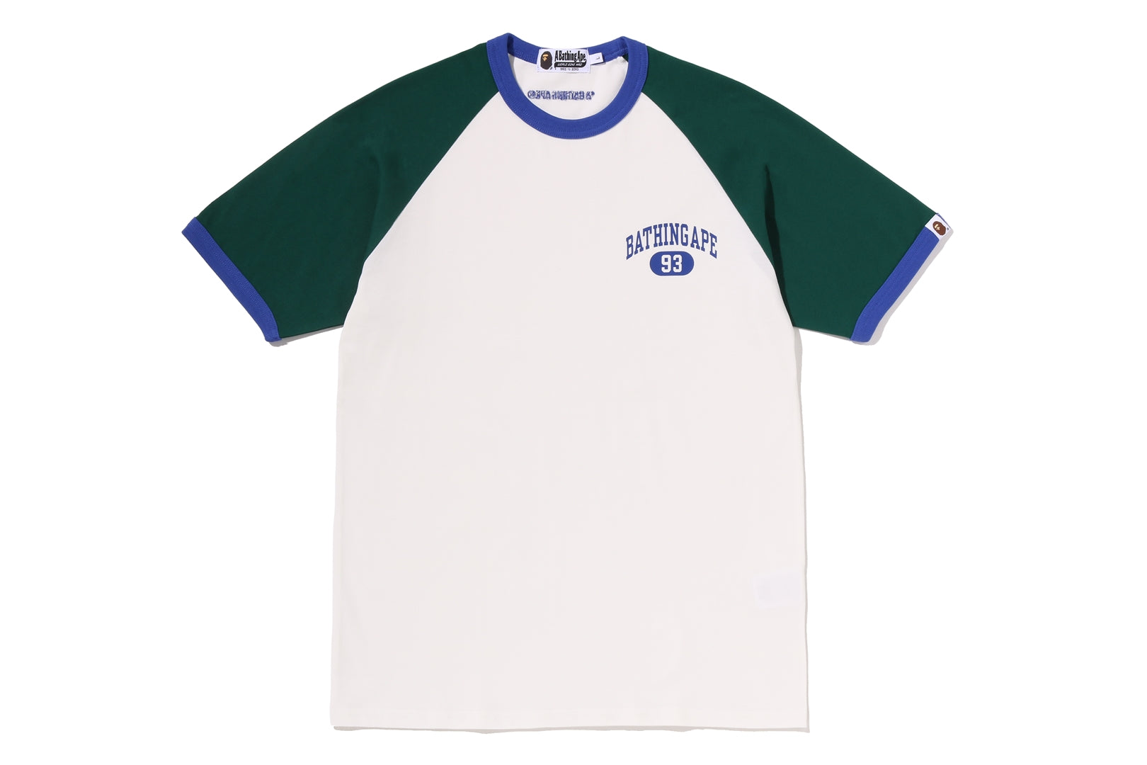 COLLEGE RAGLAN TEE – eu.bape.com