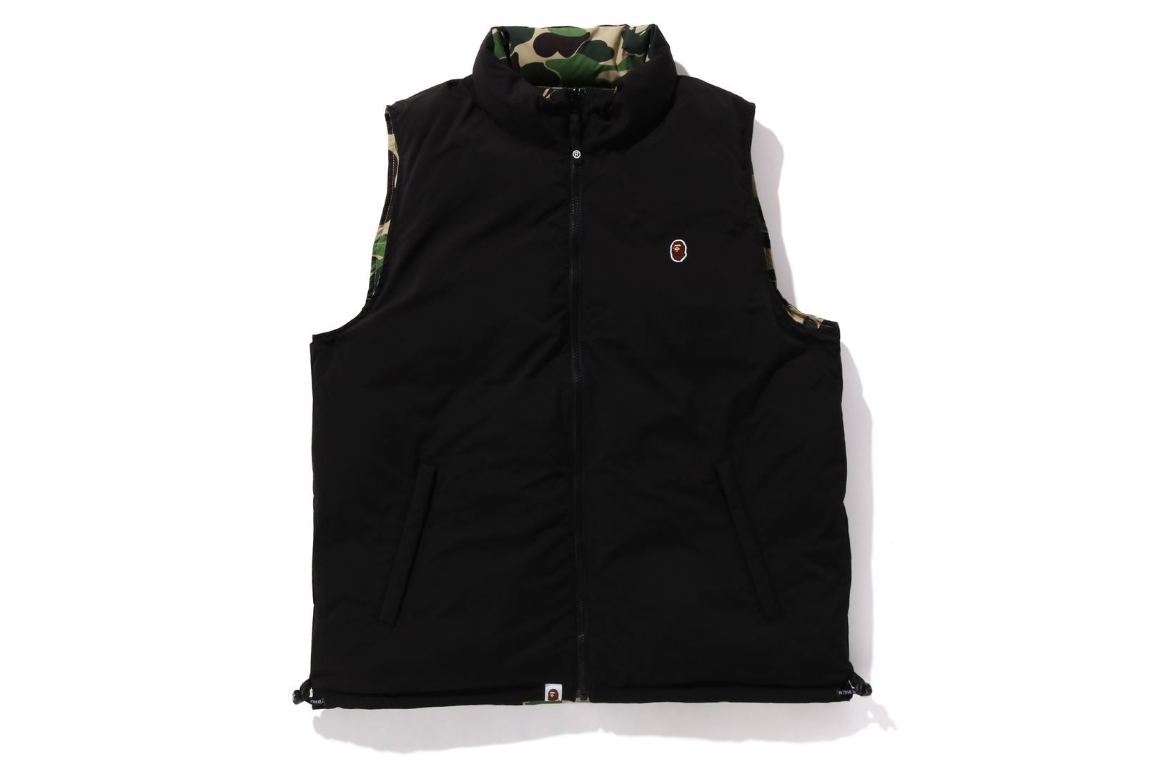 New Mens XL Black cheapest Aape X By A Bathing Ape Down Vest