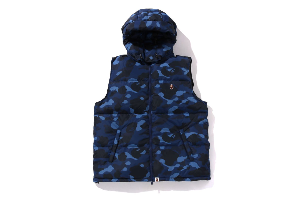 COLOR CAMO DOWN VEST MENS