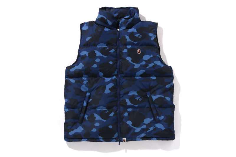 COLOR CAMO DOWN VEST MENS