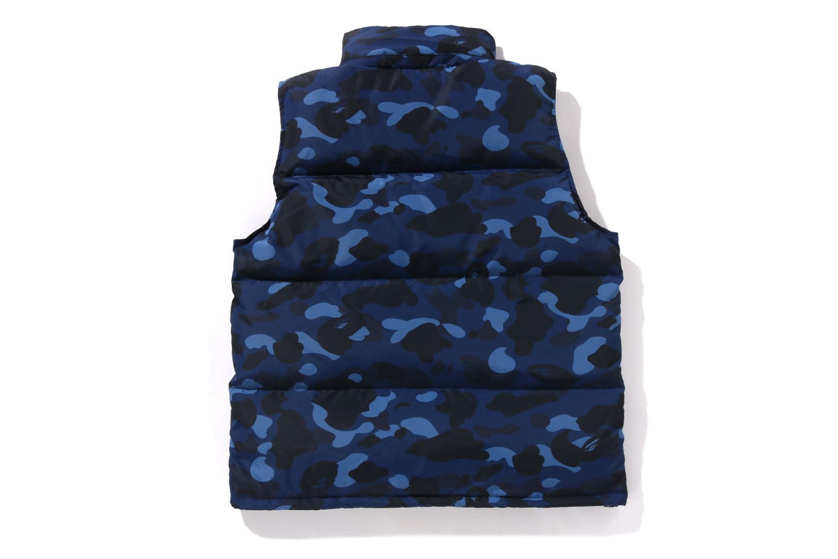 COLOR CAMO DOWN VEST MENS