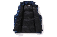 COLOR CAMO DOWN VEST MENS