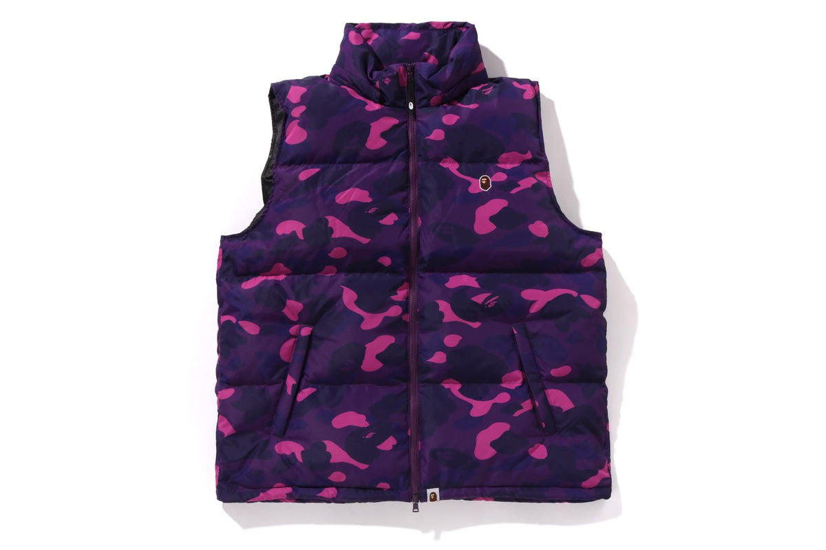 COLOR CAMO DOWN VEST MENS