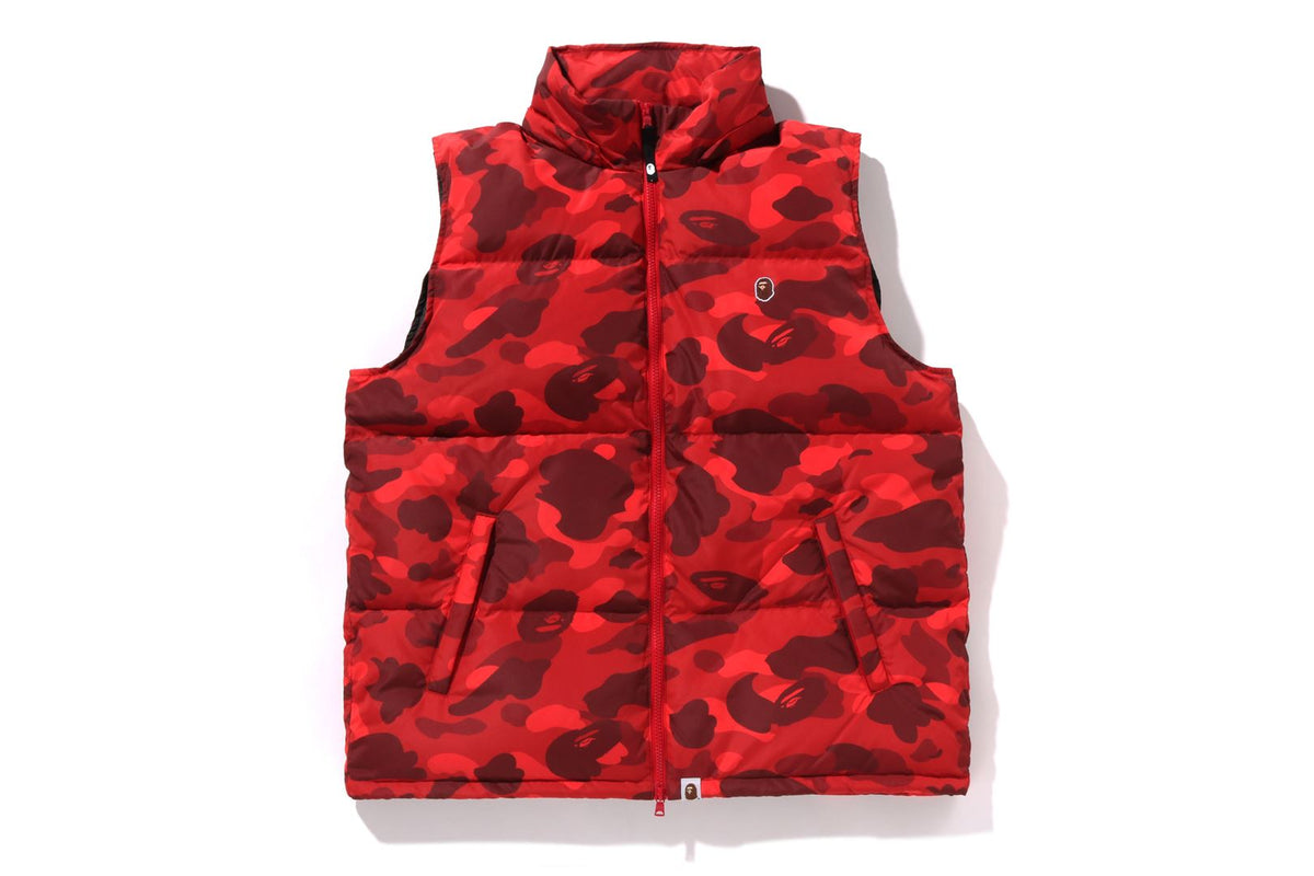 COLOR CAMO DOWN VEST MENS