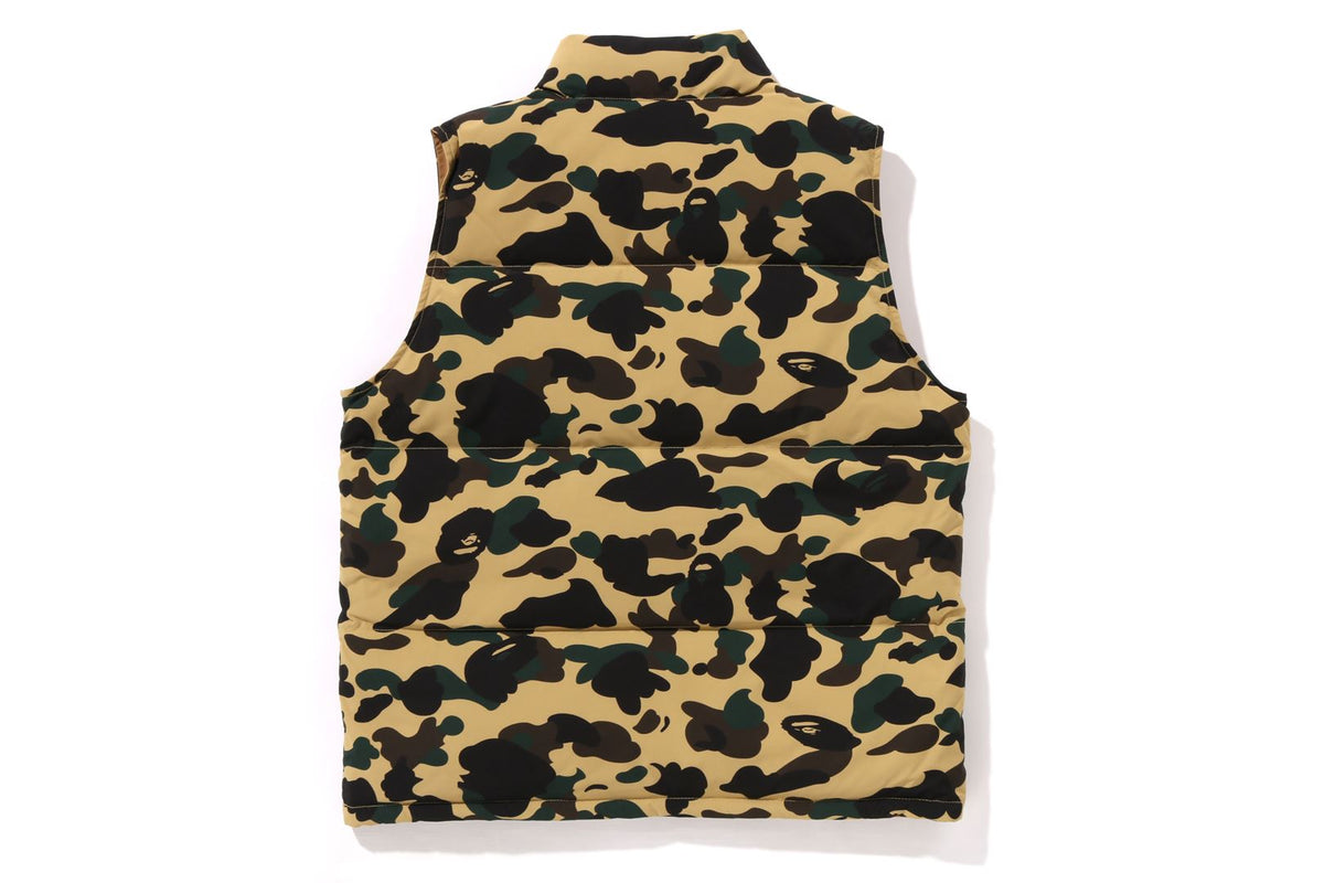 1ST CAMO REVERSIBLE DOWN VEST MENS