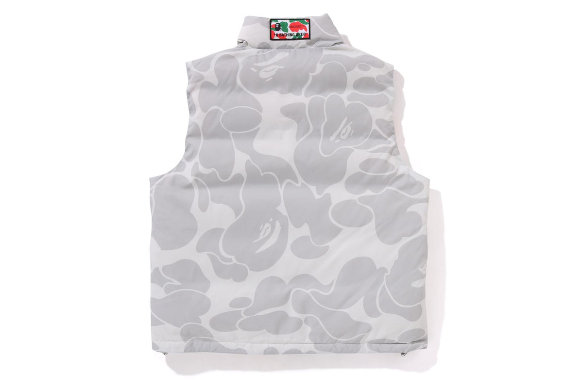 BAPE X PAGANI SOLID CAMO LOGO DOWN VEST