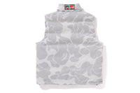 BAPE X PAGANI SOLID CAMO LOGO DOWN VEST