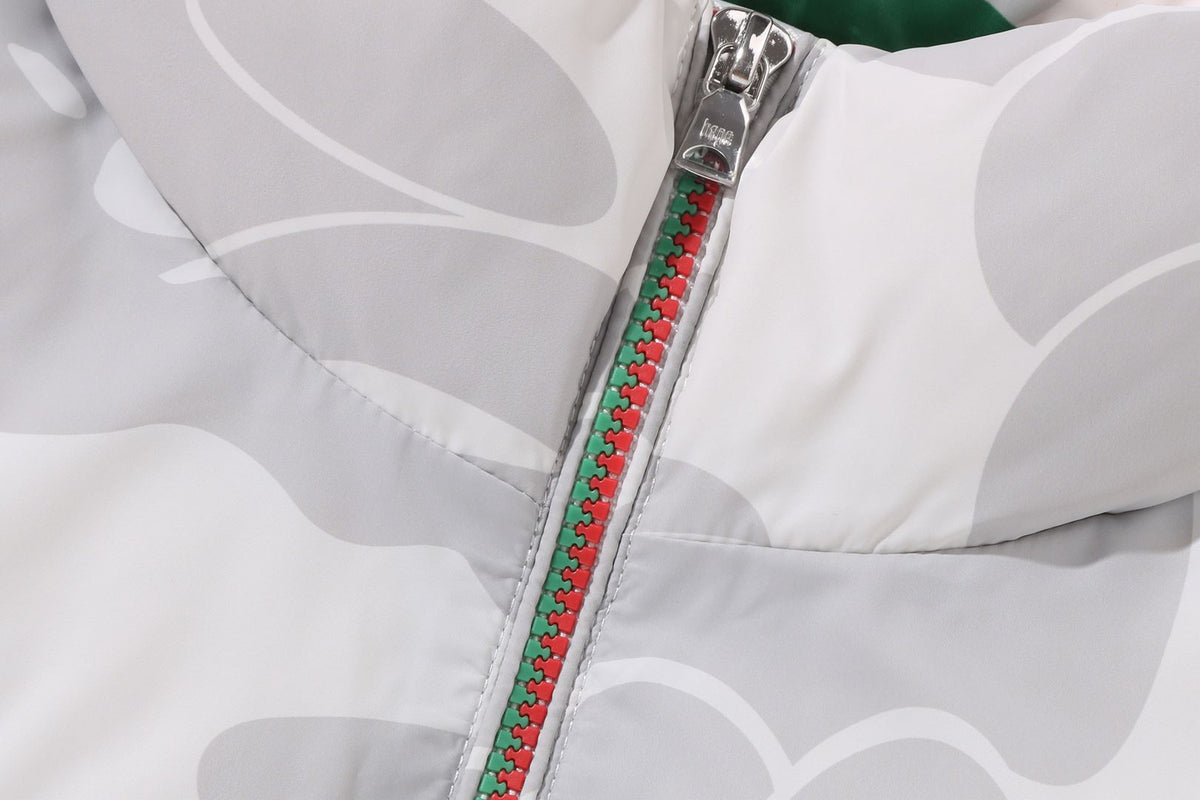 BAPE X PAGANI SOLID CAMO LOGO DOWN VEST