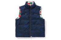BAPE X PAGANI SOLID CAMO LOGO DOWN VEST