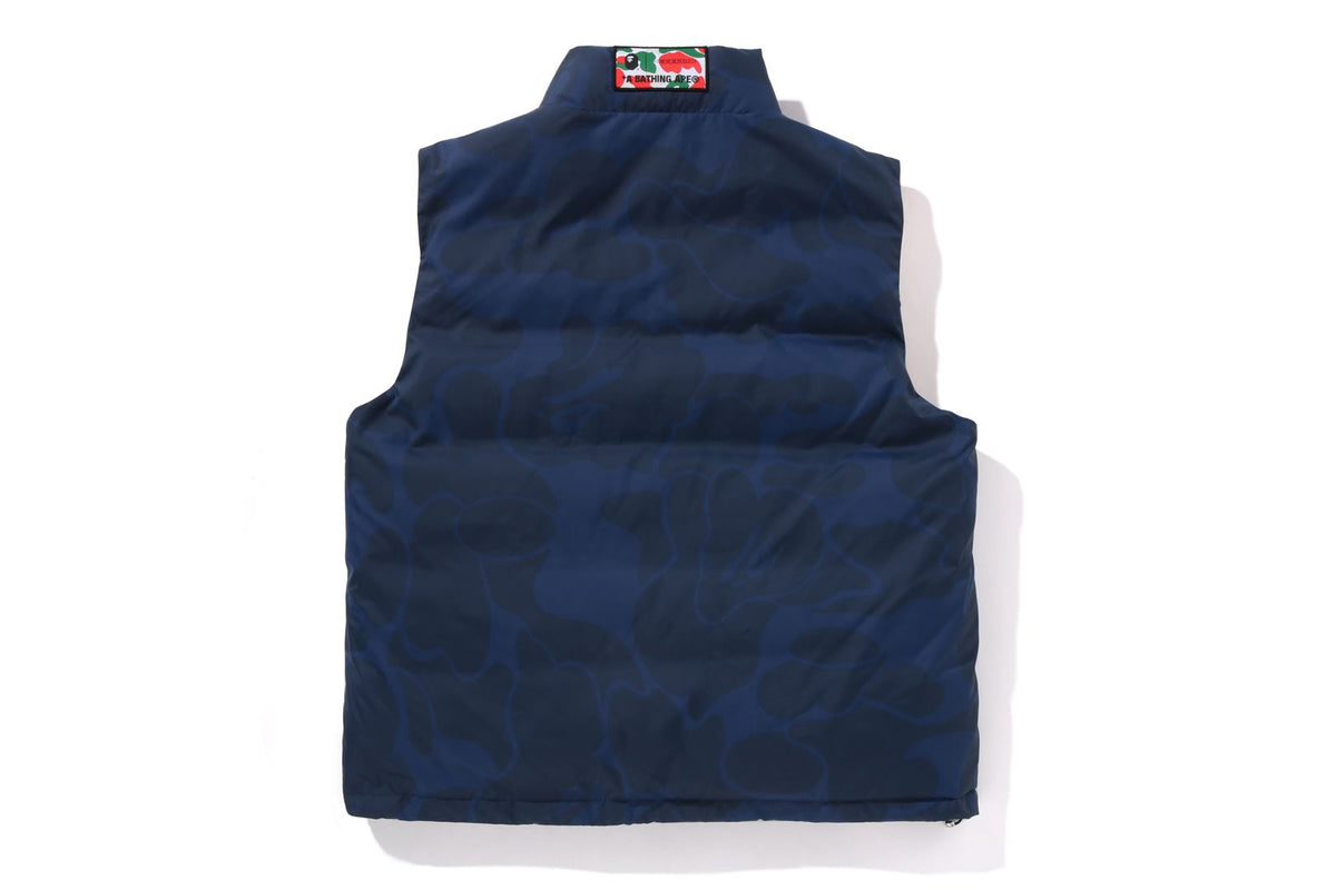 BAPE X PAGANI SOLID CAMO LOGO DOWN VEST
