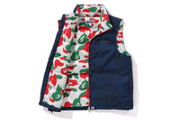 BAPE X PAGANI SOLID CAMO LOGO DOWN VEST