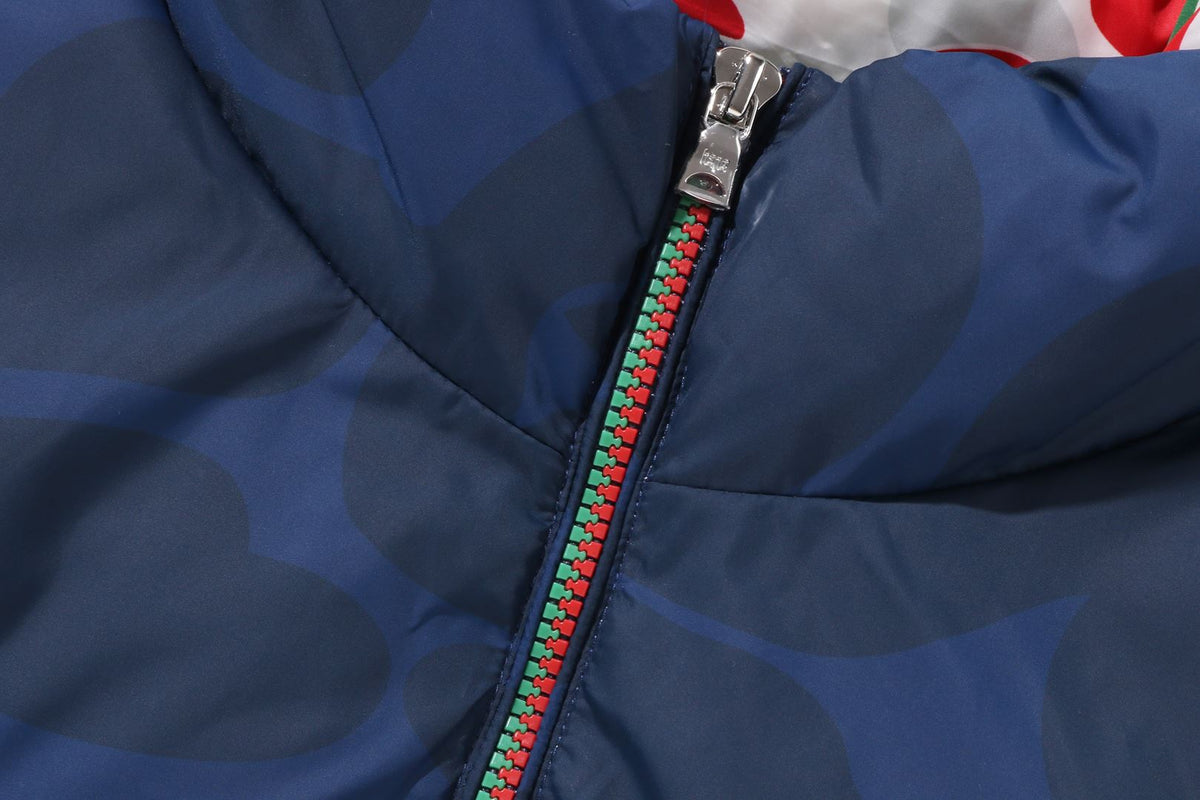 BAPE X PAGANI SOLID CAMO LOGO DOWN VEST