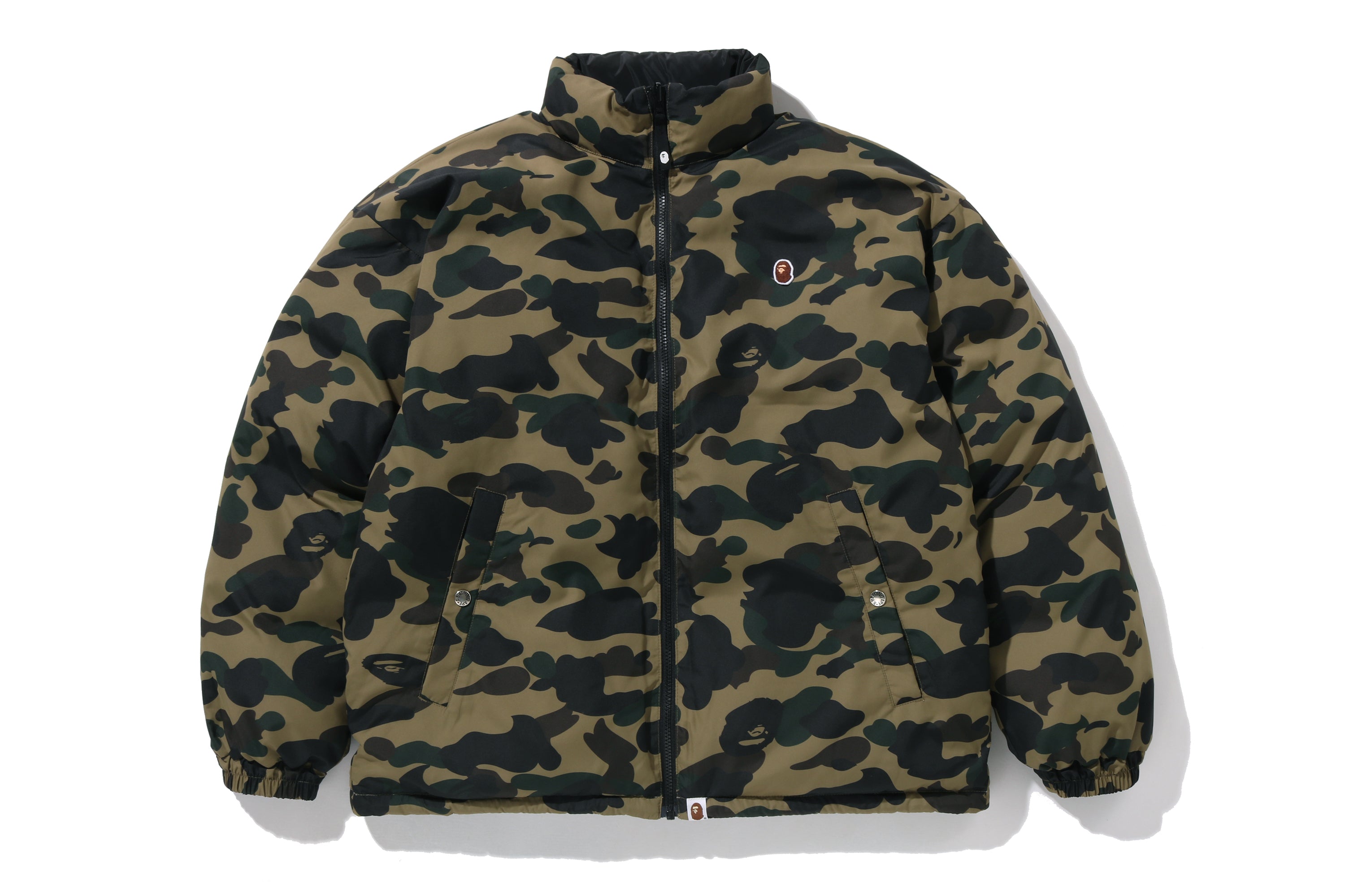 1ST CAMO REVERSIBLE DOWN JACKET – eu.bape.com