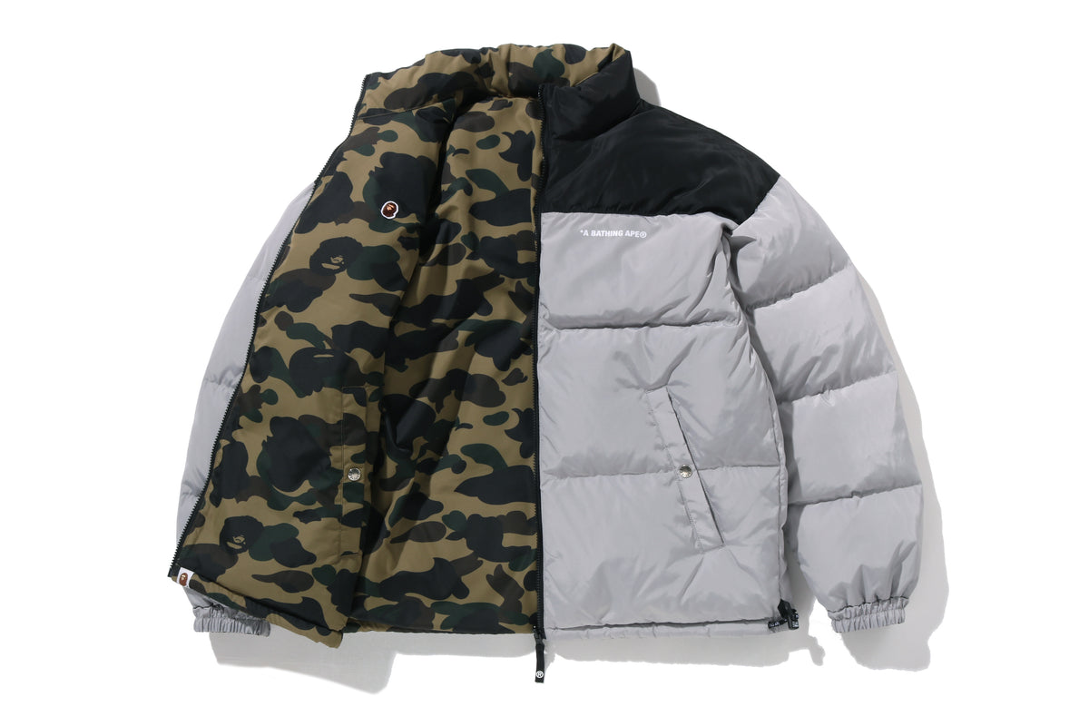 1ST CAMO REVERSIBLE DOWN JACKET