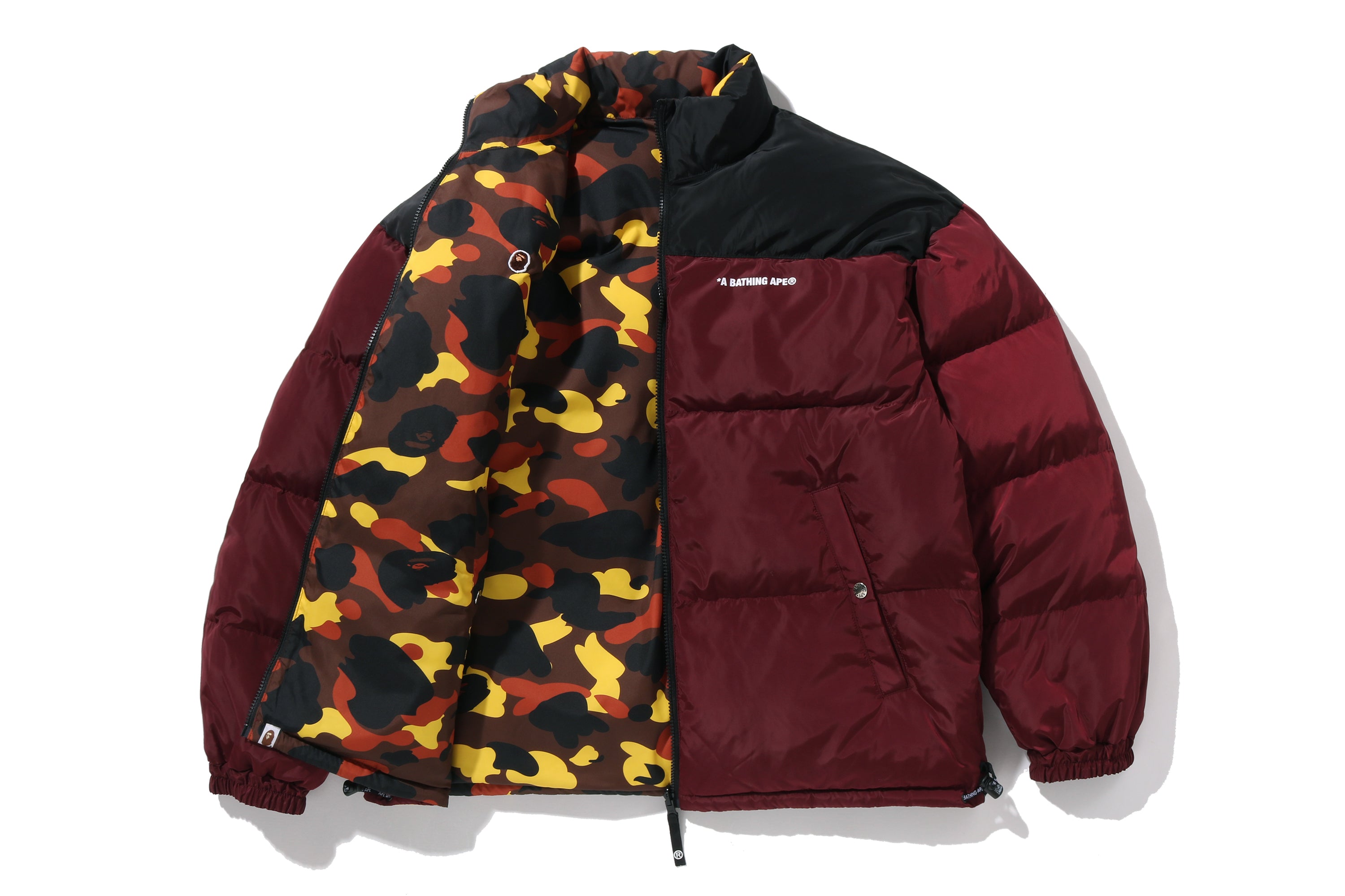 1ST CAMO REVERSIBLE DOWN JACKET – eu.bape.com