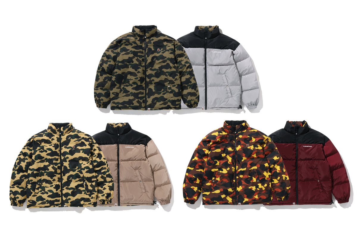 1ST CAMO REVERSIBLE DOWN JACKET